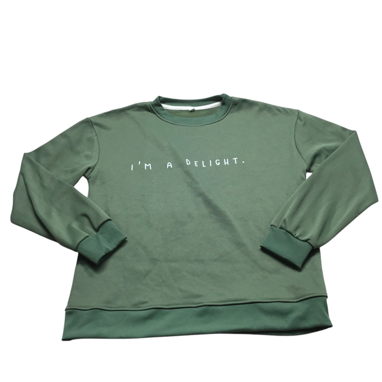 Sweatshirt Crewneck By Clothes Mentor In Green, Size: Xl