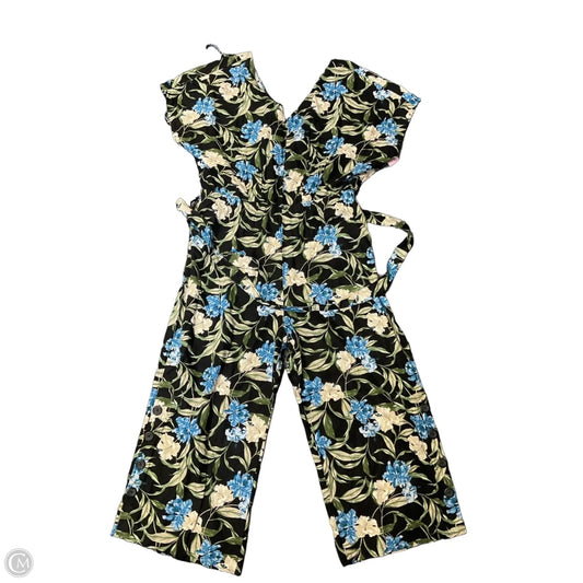 Jumpsuit By Kensie In Floral Print, Size: L