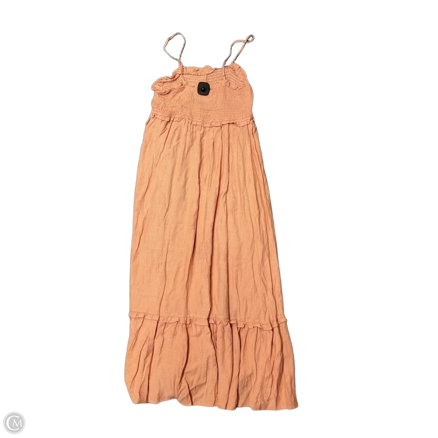 Dress Casual Maxi By Cmc In Peach, Size: L