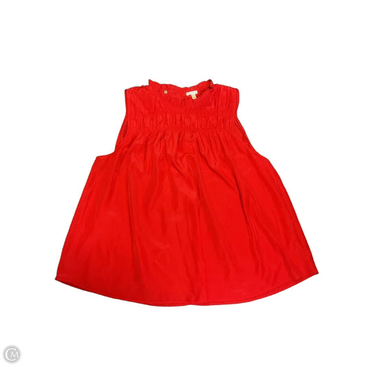 Top Sleeveless By Joie In Red, Size: Xl