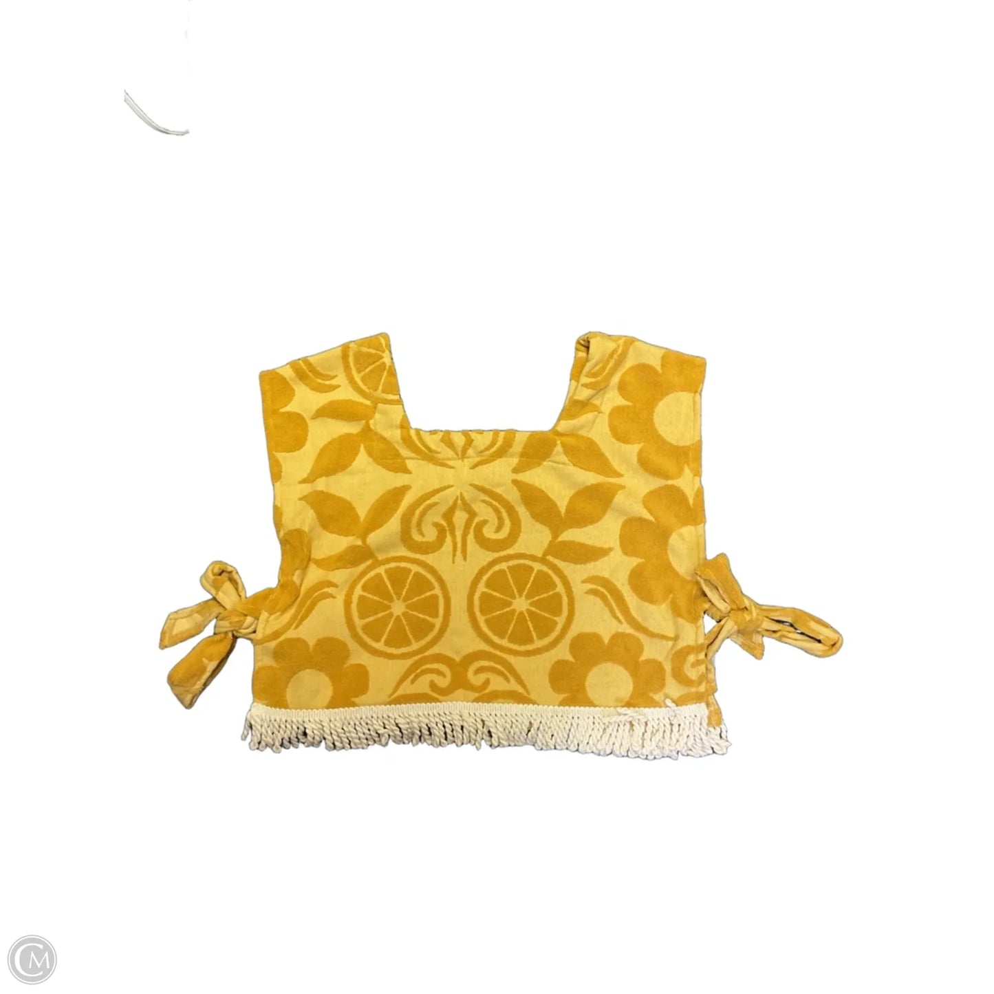 Top Sleeveless By Cmb In Yellow, Size: Osfm