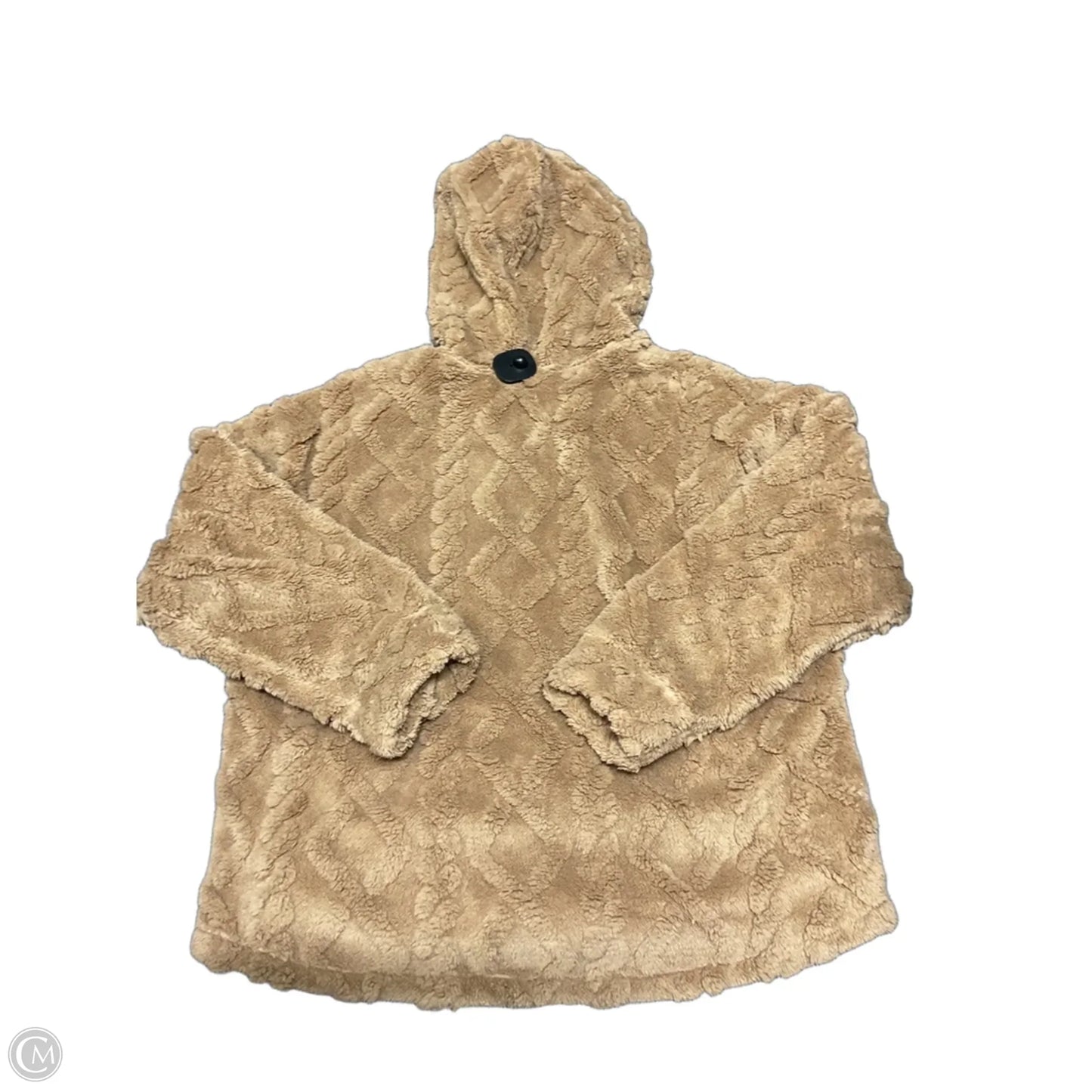 Sweatshirt Hoodie By Clothes Mentor In Brown, Size: L