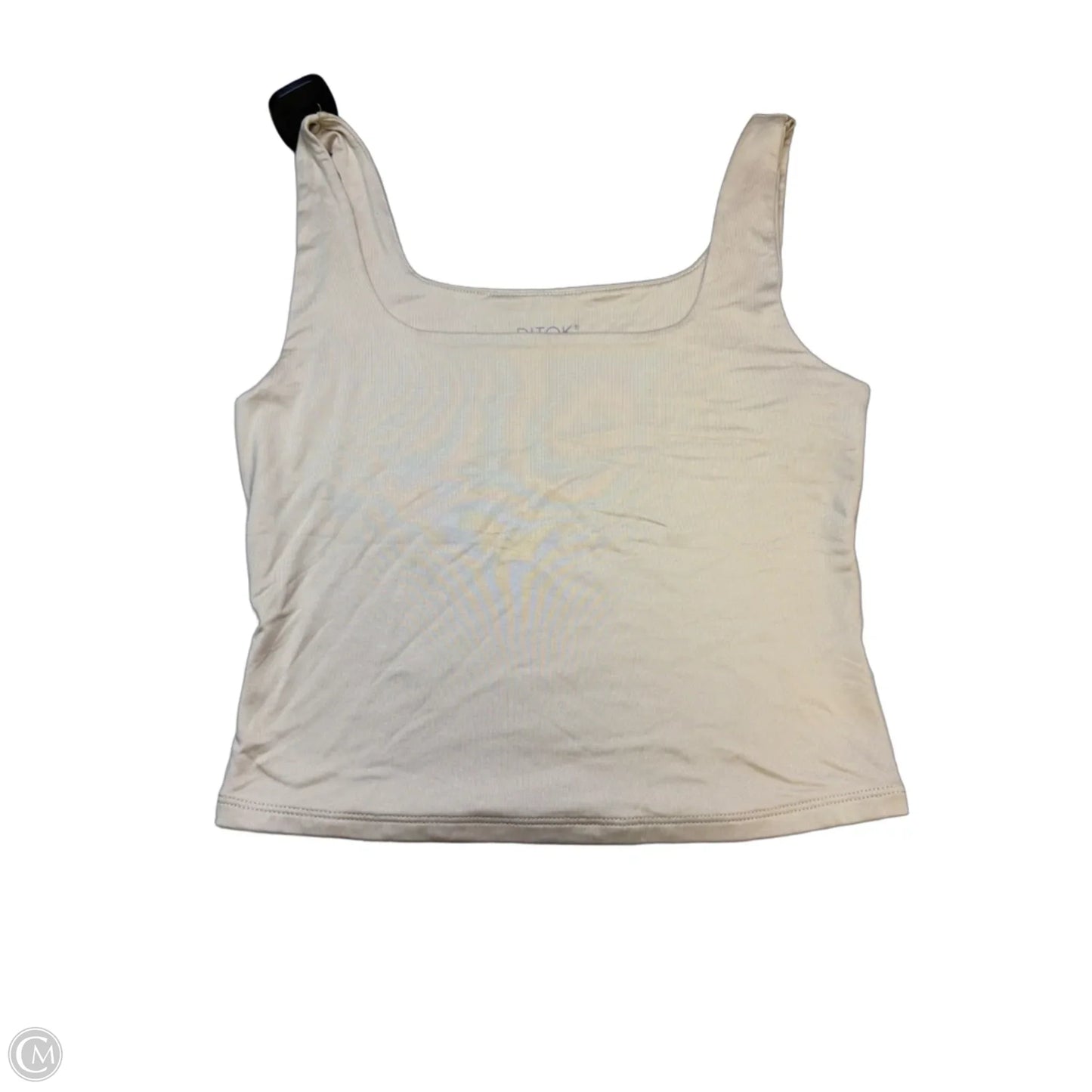 Tank Top By Clothes Mentor In Tan, Size: M