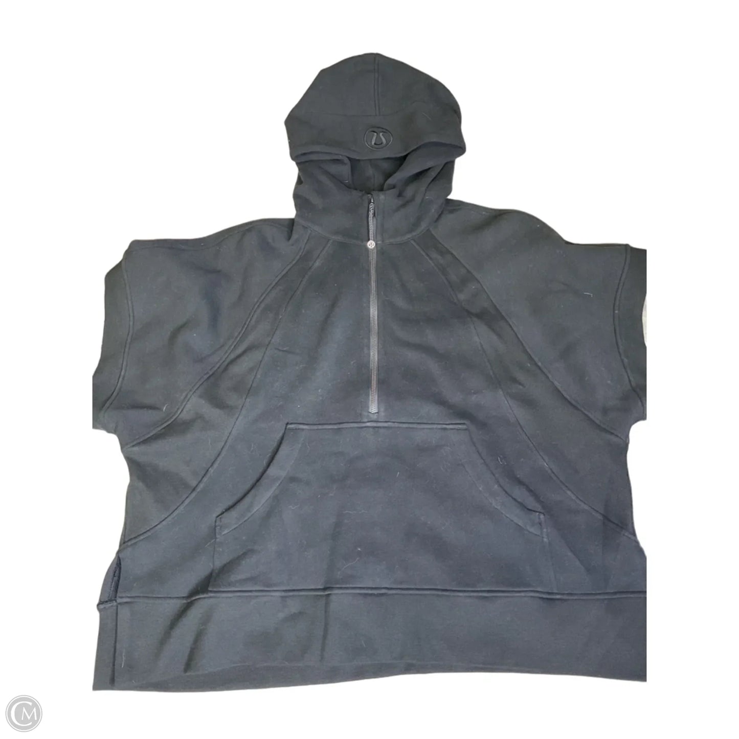 Athletic Sweatshirt Hoodie By Lululemon In Black, Size: Xs