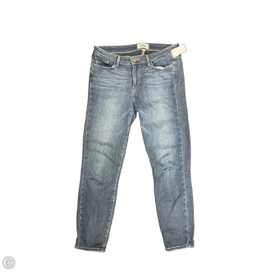 Jeans Cropped By Paige In Blue Denim, Size: 10