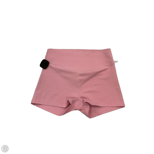 Athletic Shorts By Fabletics In Pink, Size: M