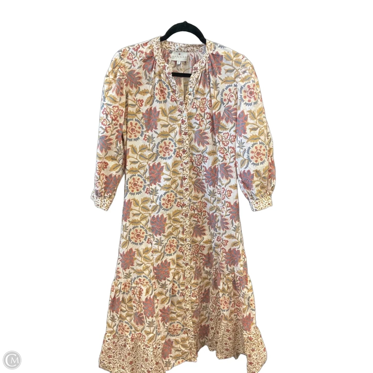 Dress Casual Maxi By Cma In Floral Print, Size: M