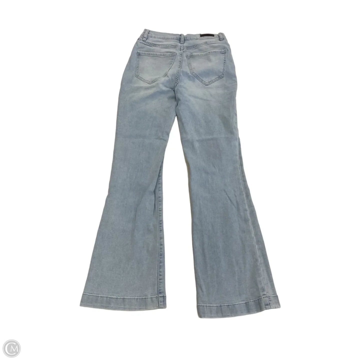 Jeans Flared By Nicole By Nicole Miller In Blue Denim, Size: 2