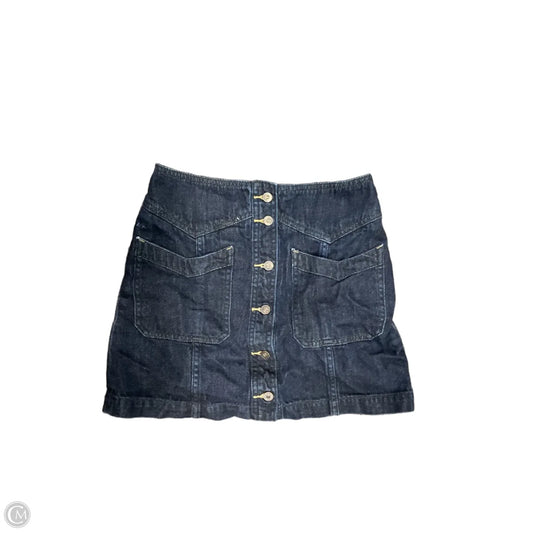 Skirt Mini & Short By Free People In Blue Denim, Size: 0