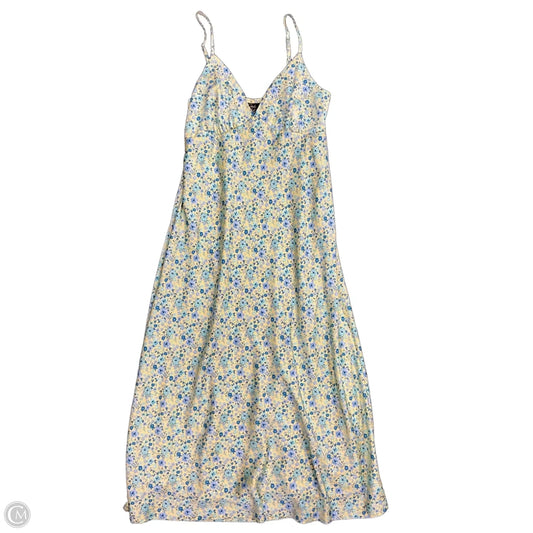 Dress Casual Maxi By Cmc In Blue & Yellow, Size: M