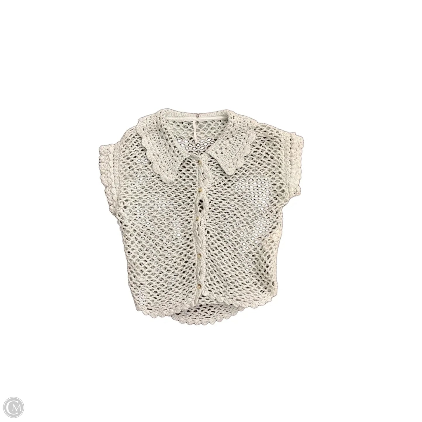 Top Short Sleeve By Free People In Green, Size: S