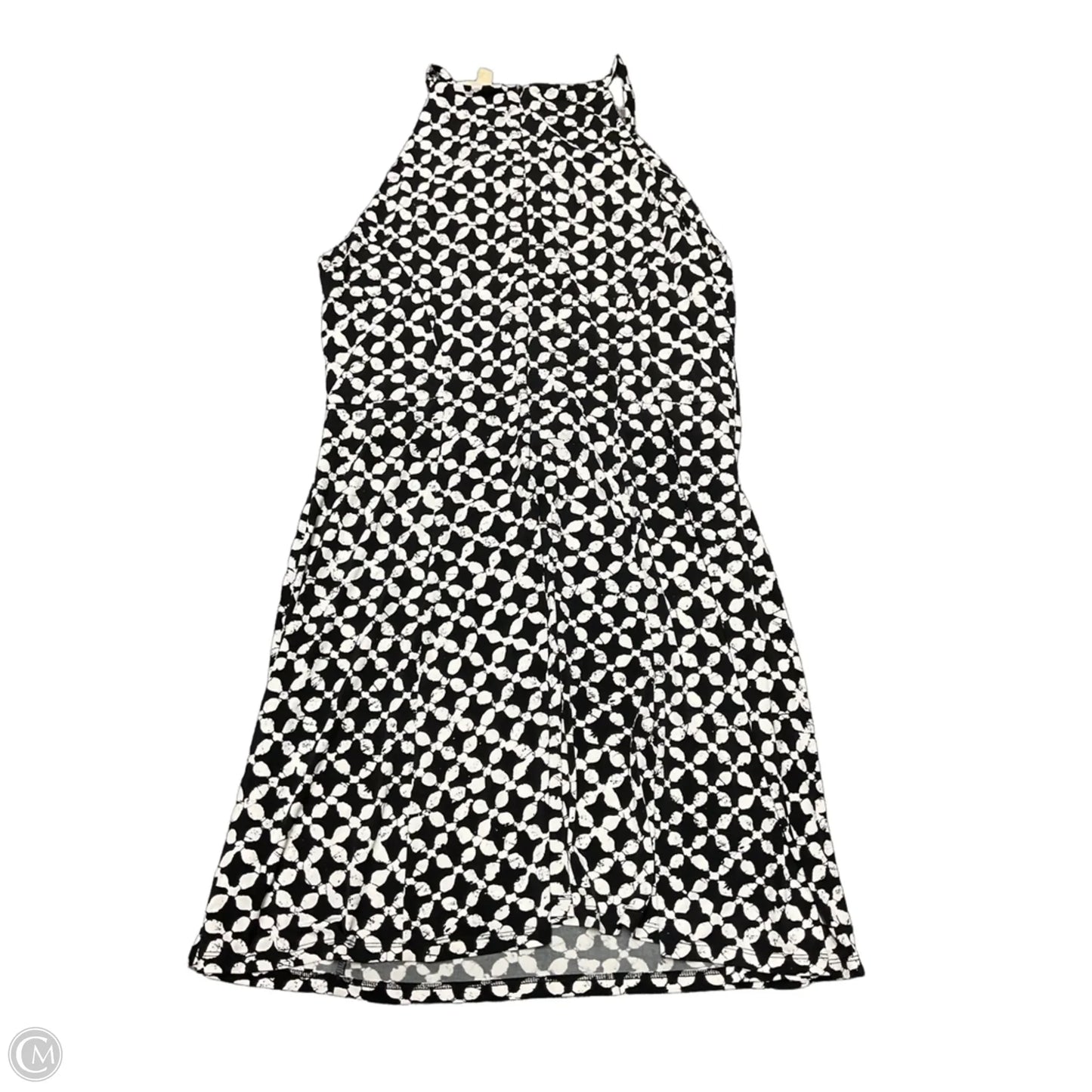 Dress Casual Short By Michael By Michael Kors In Black & White, Size: Xl