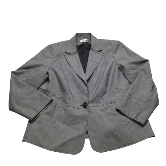 Blazer By Cato In Black & White, Size: 18