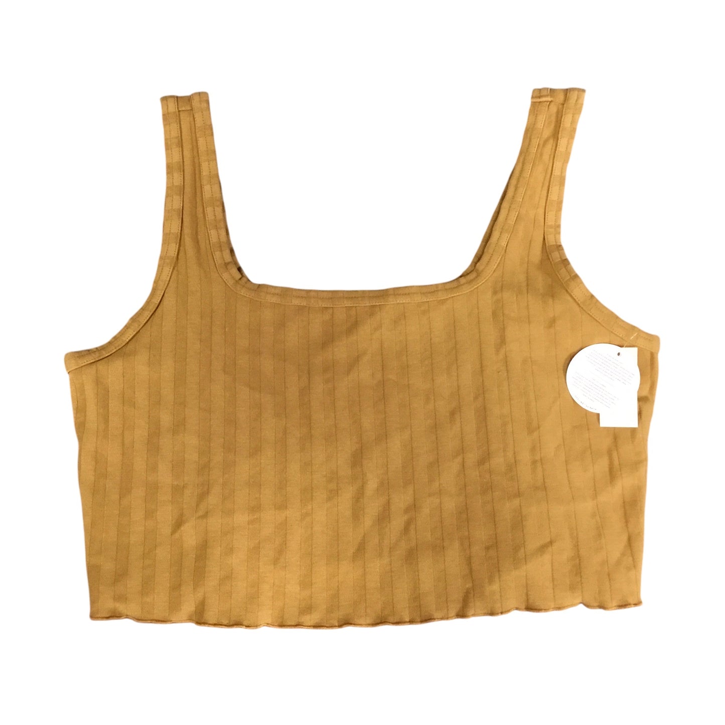 Top Sleeveless By Aerie In Mustard, Size: L