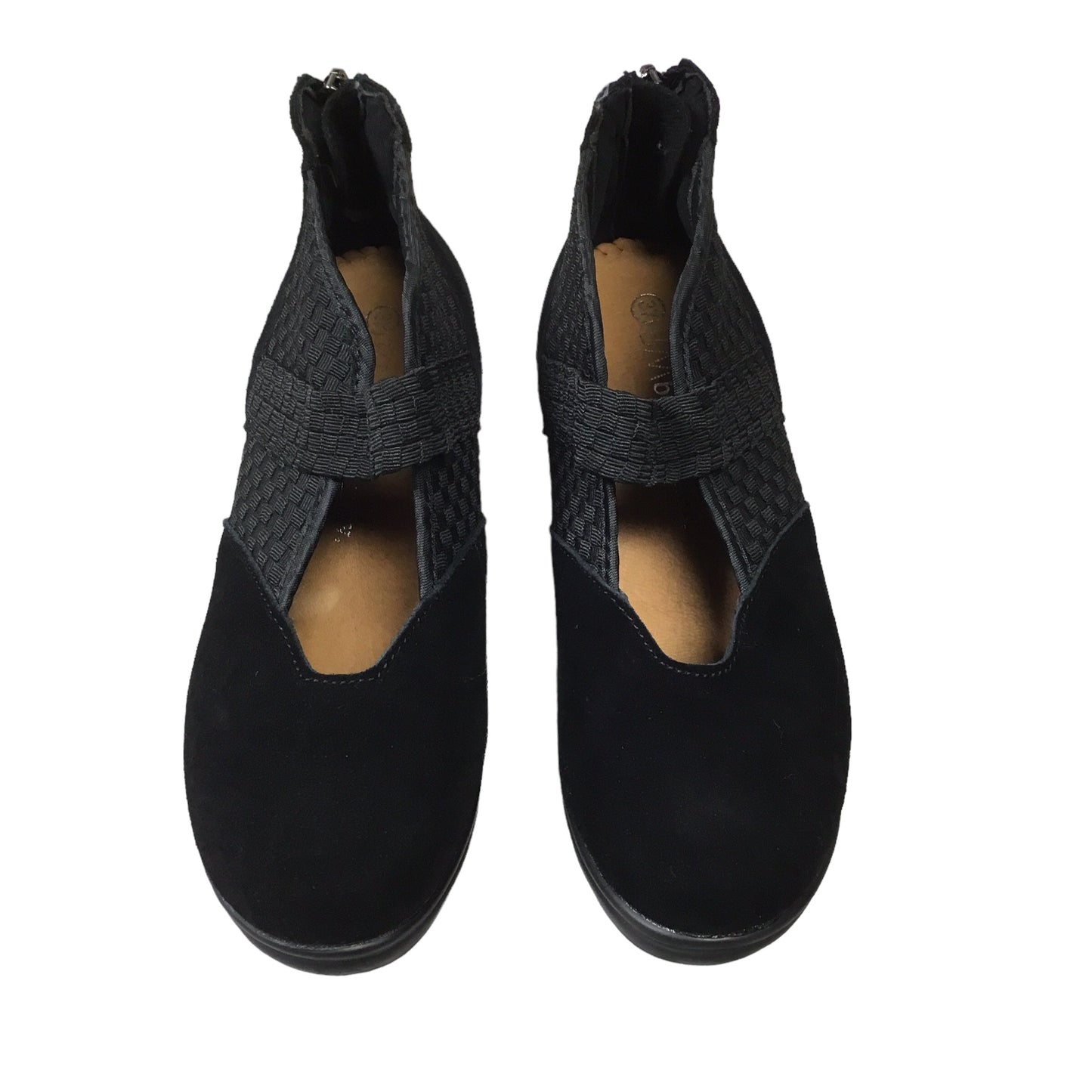 Black Shoes Heels Block Bernie Mev, Size 6.5