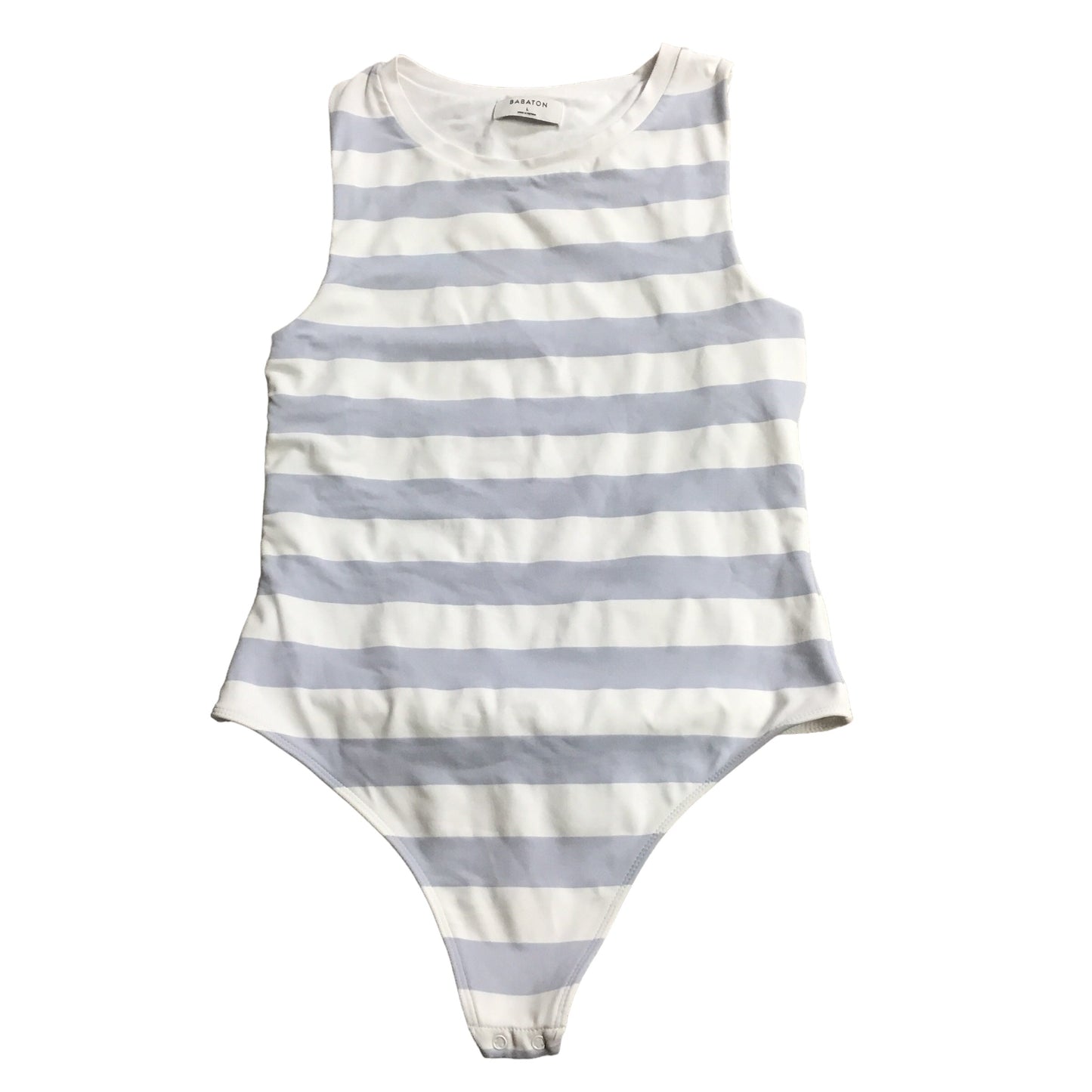 Bodysuit By Babaton In Striped Pattern, Size: L