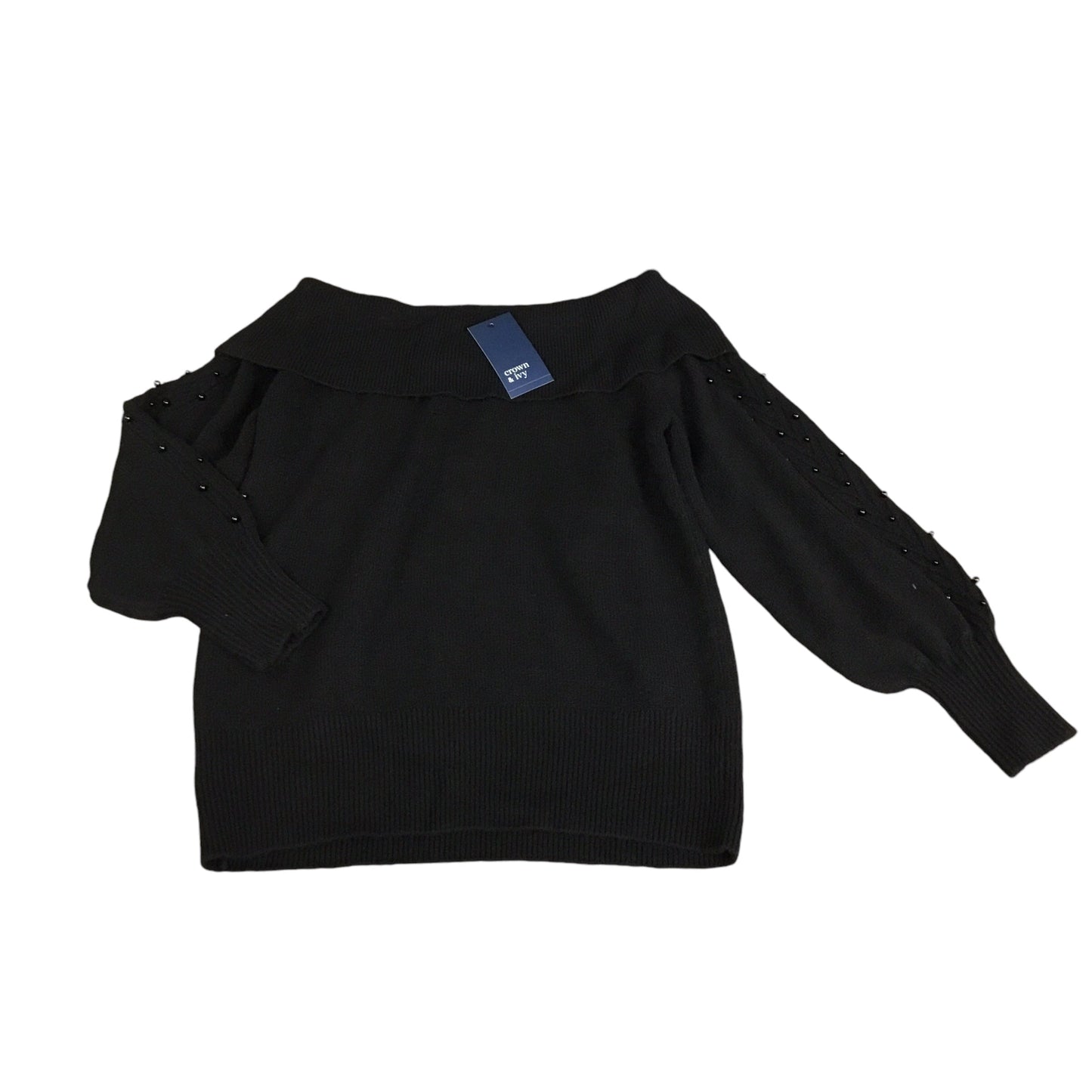 Sweater By Crown And Ivy In Black, Size: S