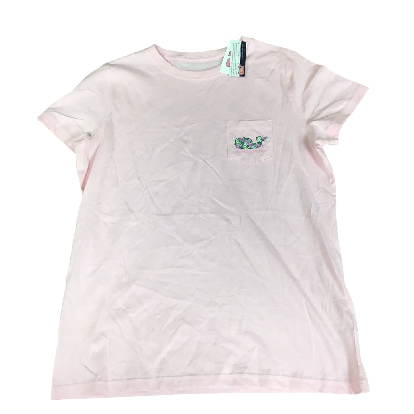 Top Short Sleeve By Vineyard Vines In Pink, Size: S