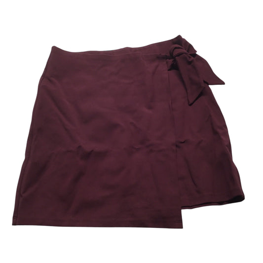 Skirt Mini & Short By Loft In Purple, Size: Mp