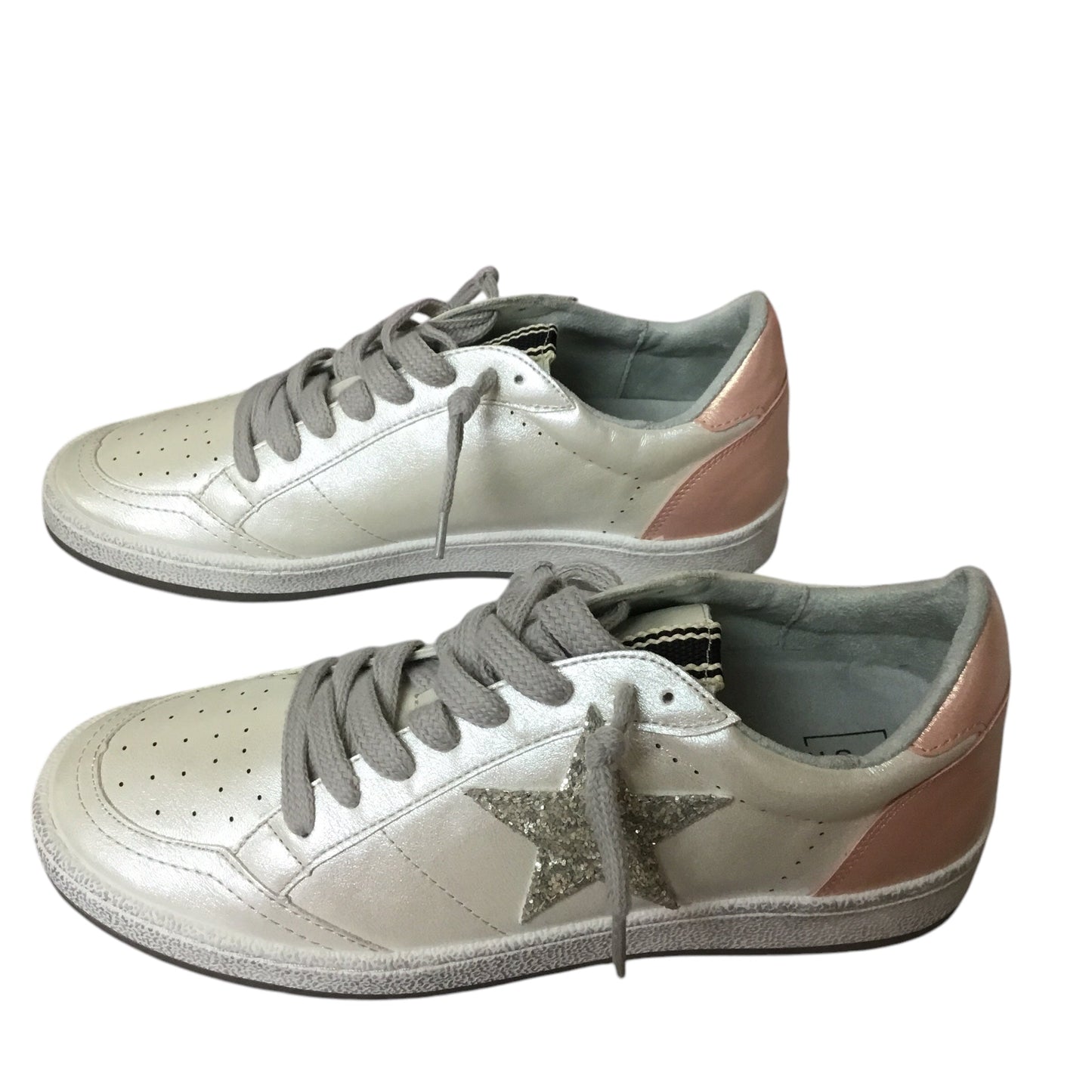 Shoes Sneakers By Shu Shop In Pink & Silver, Size: 8.5