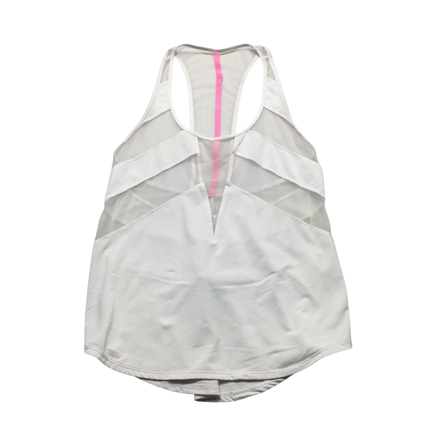 Athletic Tank Top By Lululemon In Pink & White, Size: S