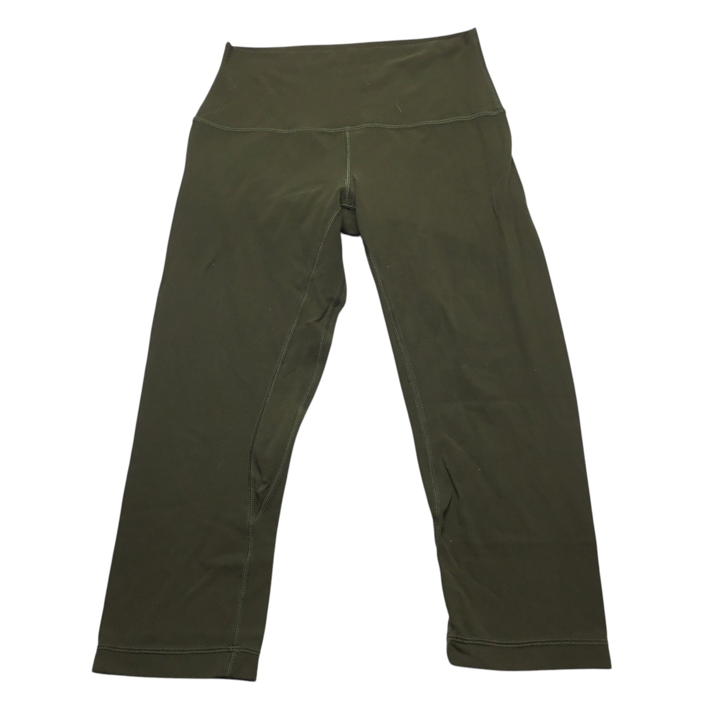 Athletic Capris By Lululemon In Green, Size: S