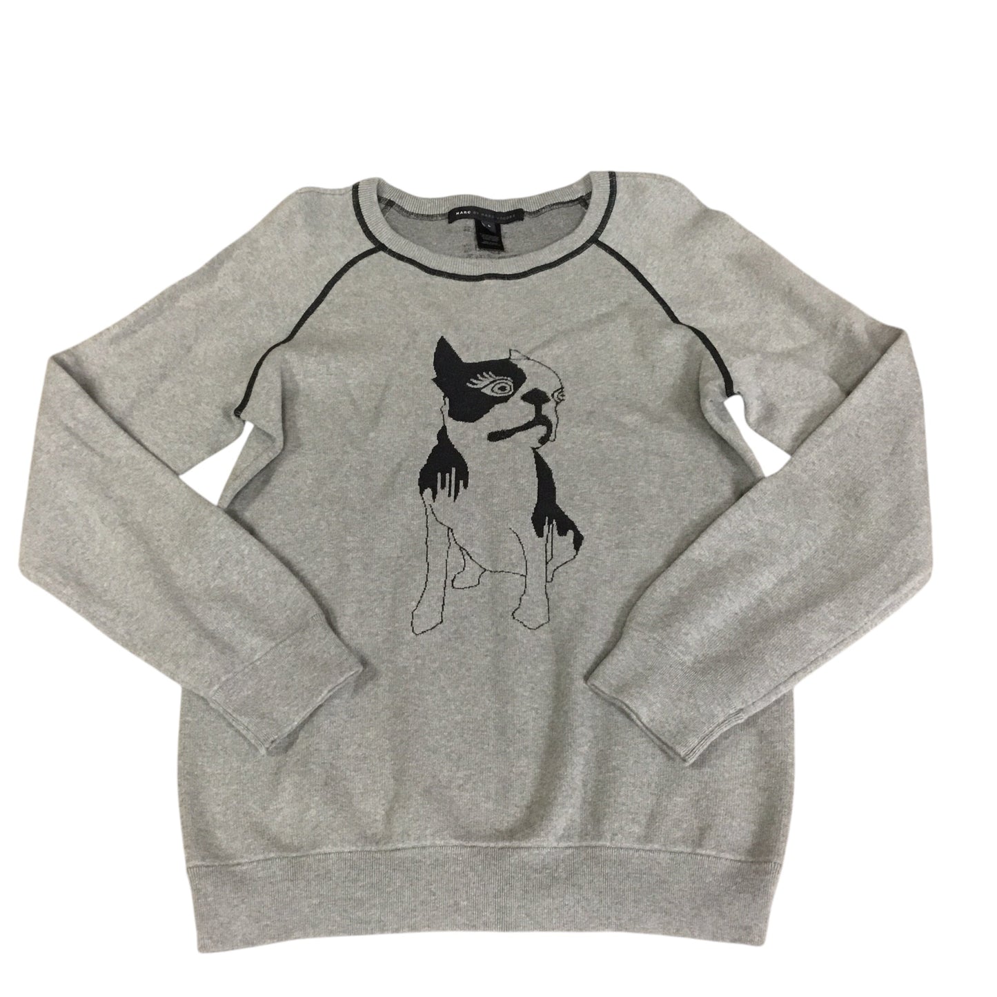 Sweater By Marc By Marc Jacobs In Grey, Size: L