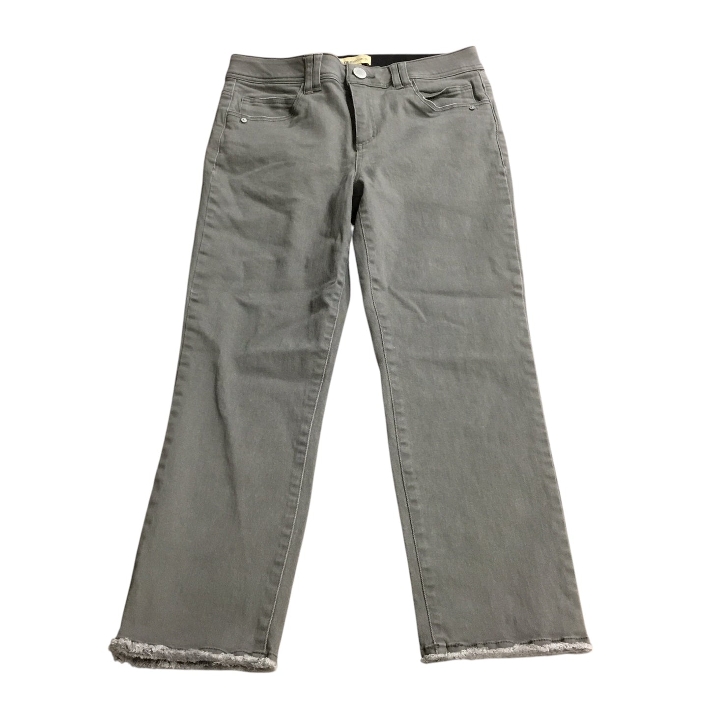 Jeans Straight By Democracy In Grey Denim, Size: 10