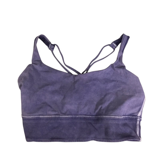 Athletic Bra By Lululemon In Purple, Size: 10