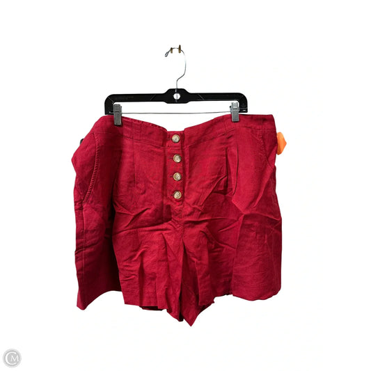 Shorts By Loft In Red, Size: Xxl