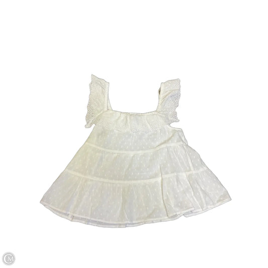 Top Sleeveless By Old Navy In White, Size: M