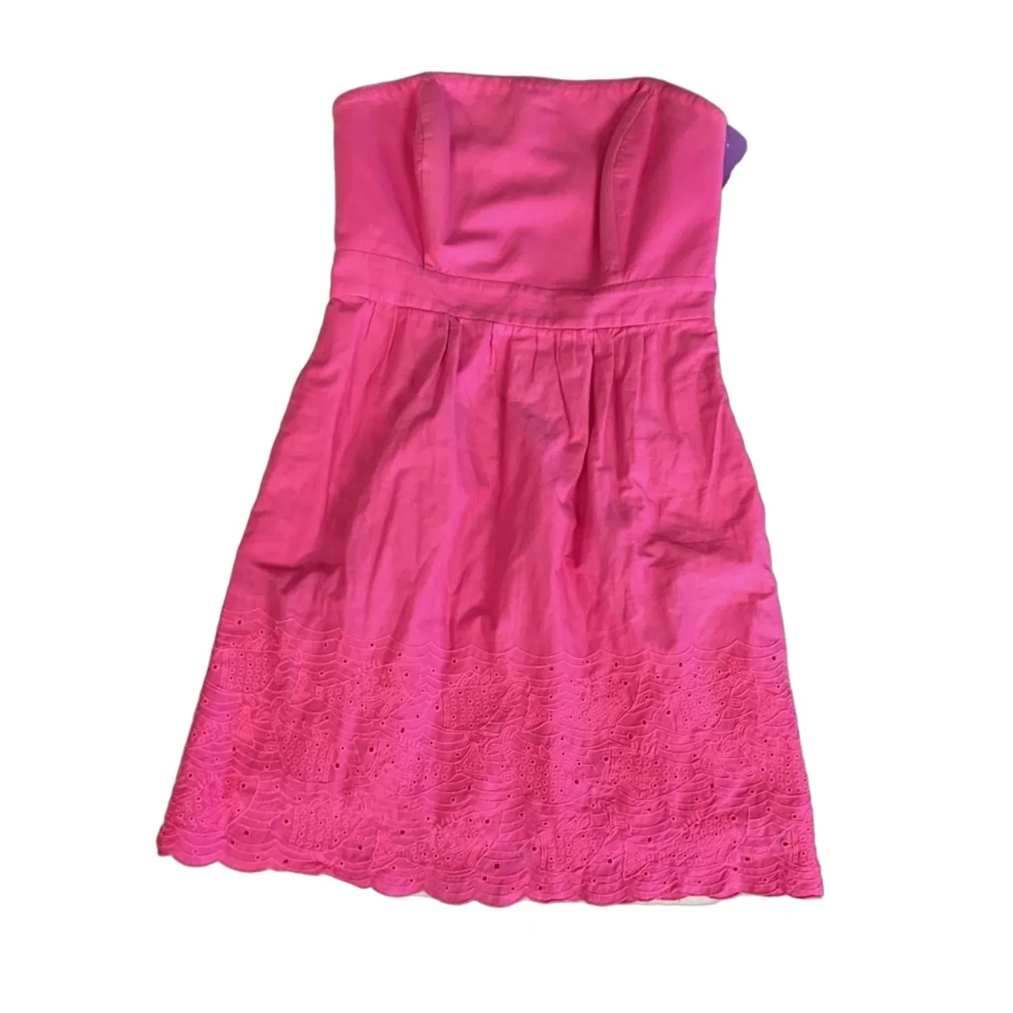 Dress Casual Short By Vineyard Vines In Pink, Size: 2