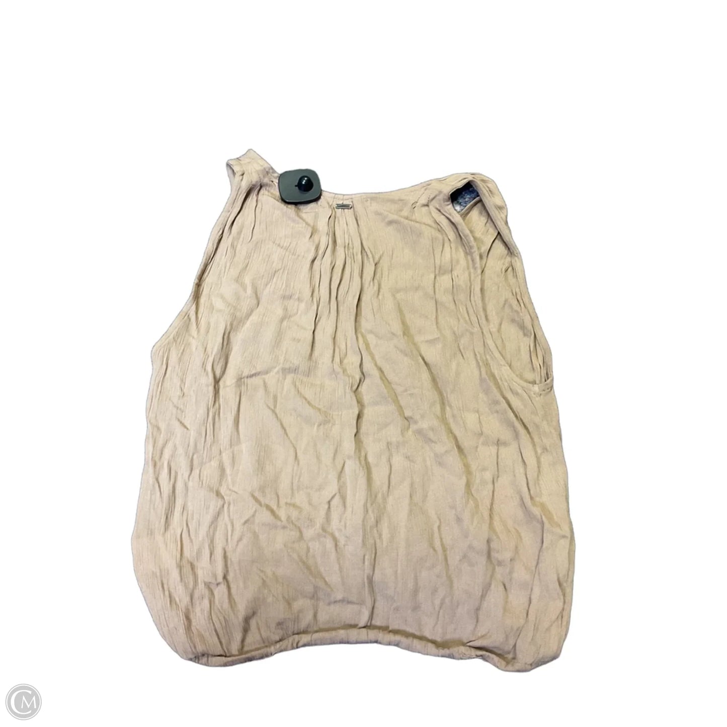 Top Sleeveless By Oneill In Tan, Size: S
