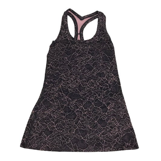 Athletic Tank Top By Lululemon In Black & Pink, Size: S