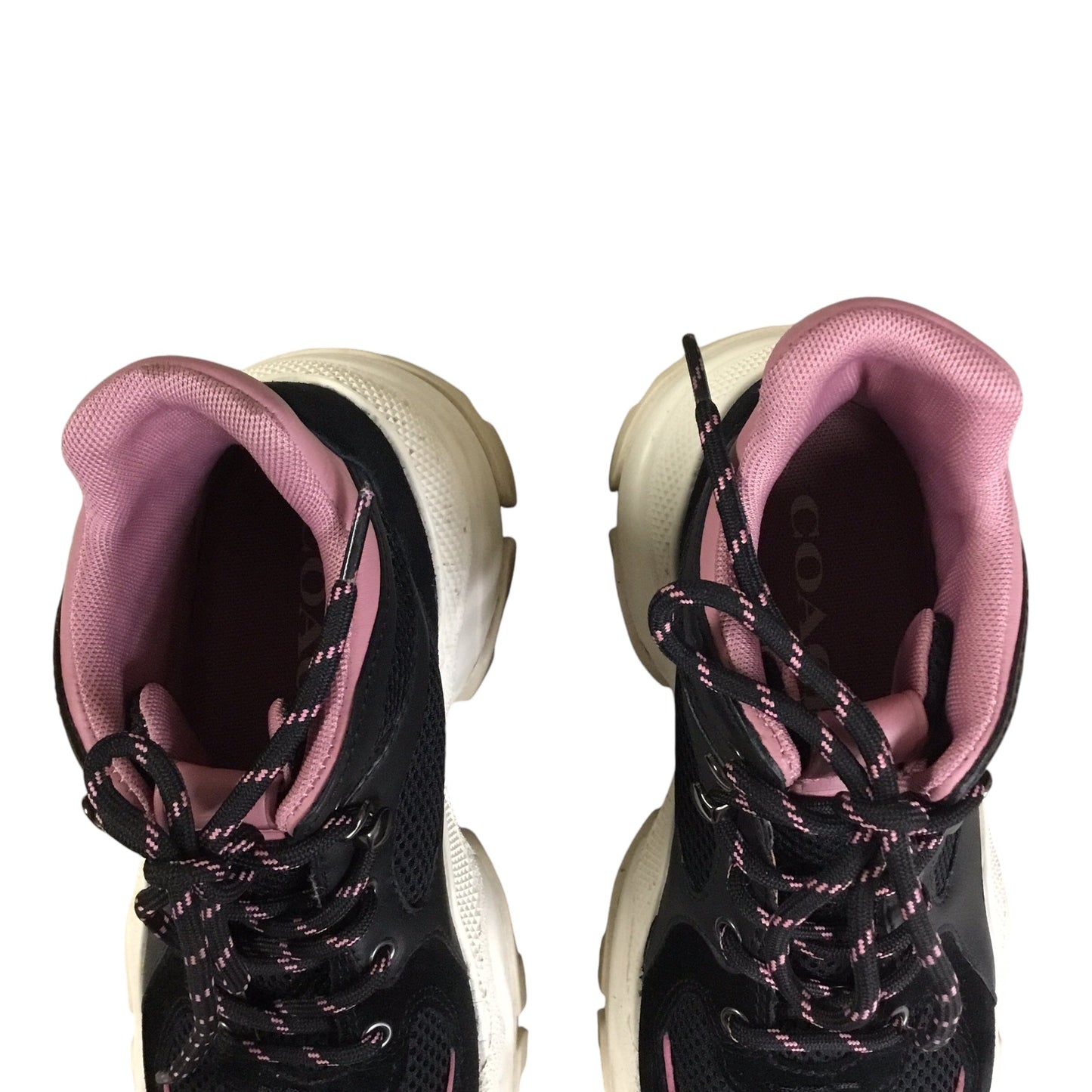 Shoes Athletic By Coach In Black & Pink, Size: 6.5