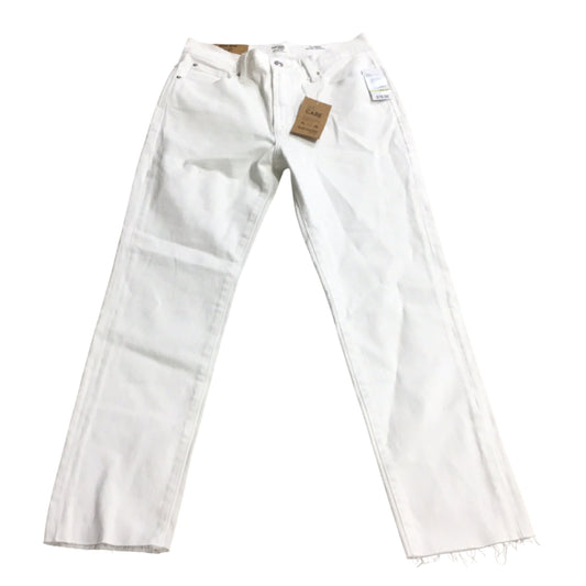 Jeans Straight By Kensie In White Denim, Size: 4