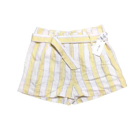 White & Yellow Shorts Frame, Size 10