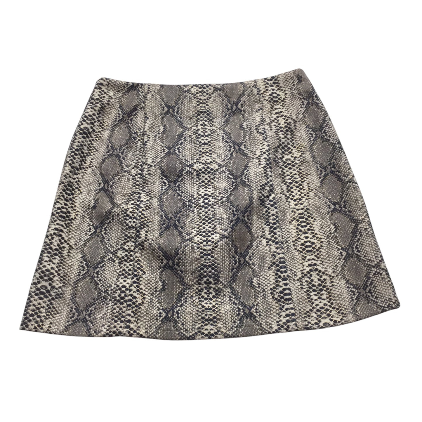 Skirt Mini & Short By L Love In Snakeskin Print, Size: L