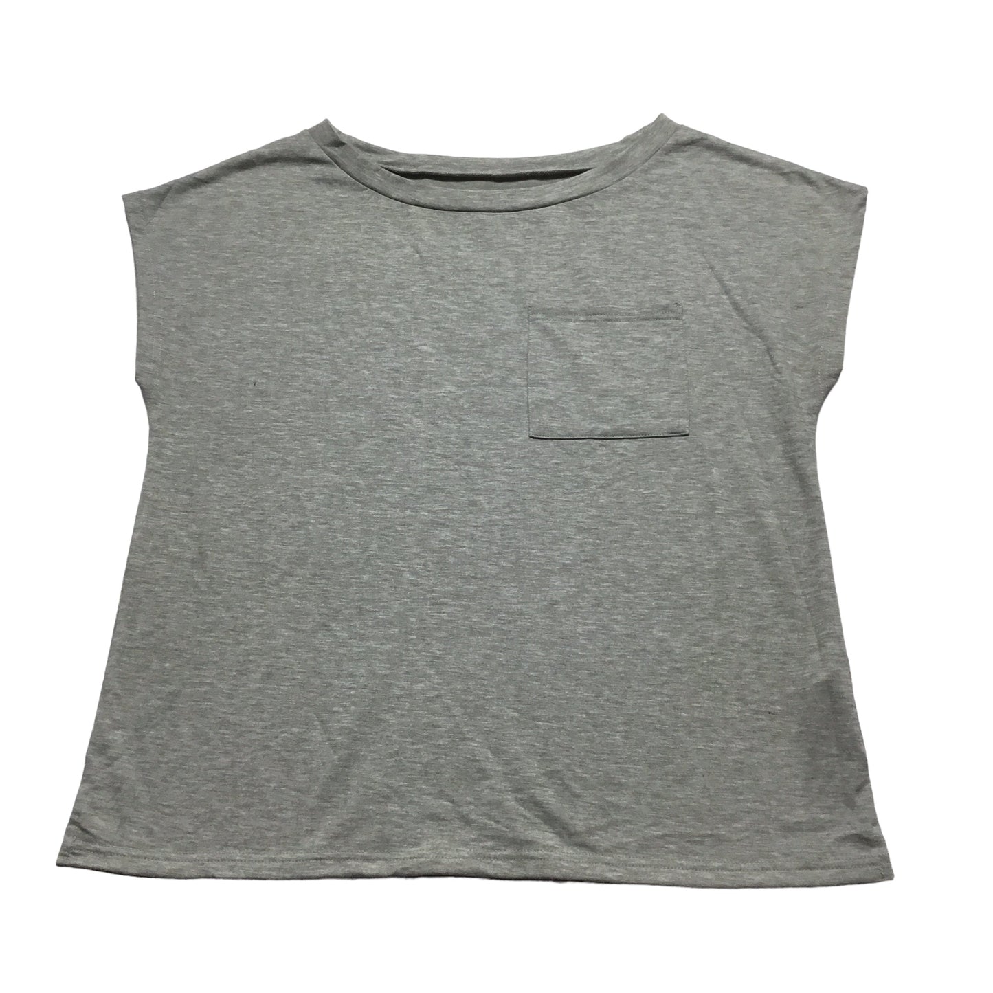 Grey Top Short Sleeve Cmf, Size M