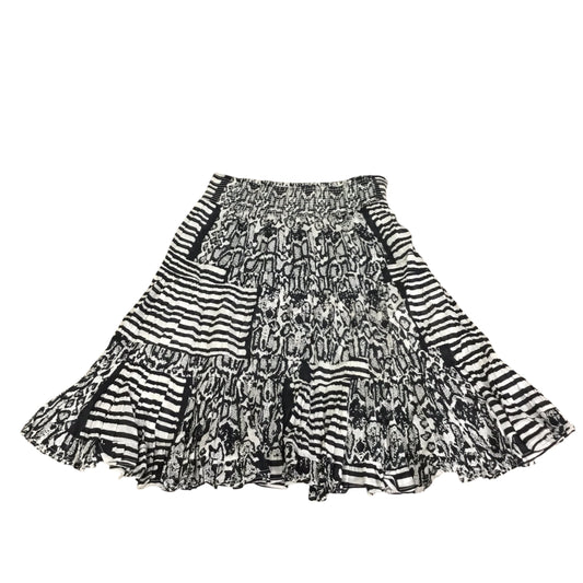 Skirt Midi By Chelsea And Theodore In Black White, Size: M