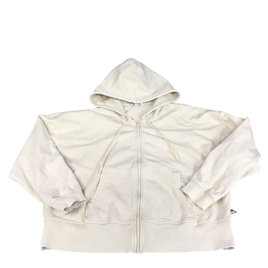 Athletic Jacket By Joy Lab In Cream, Size: Xl