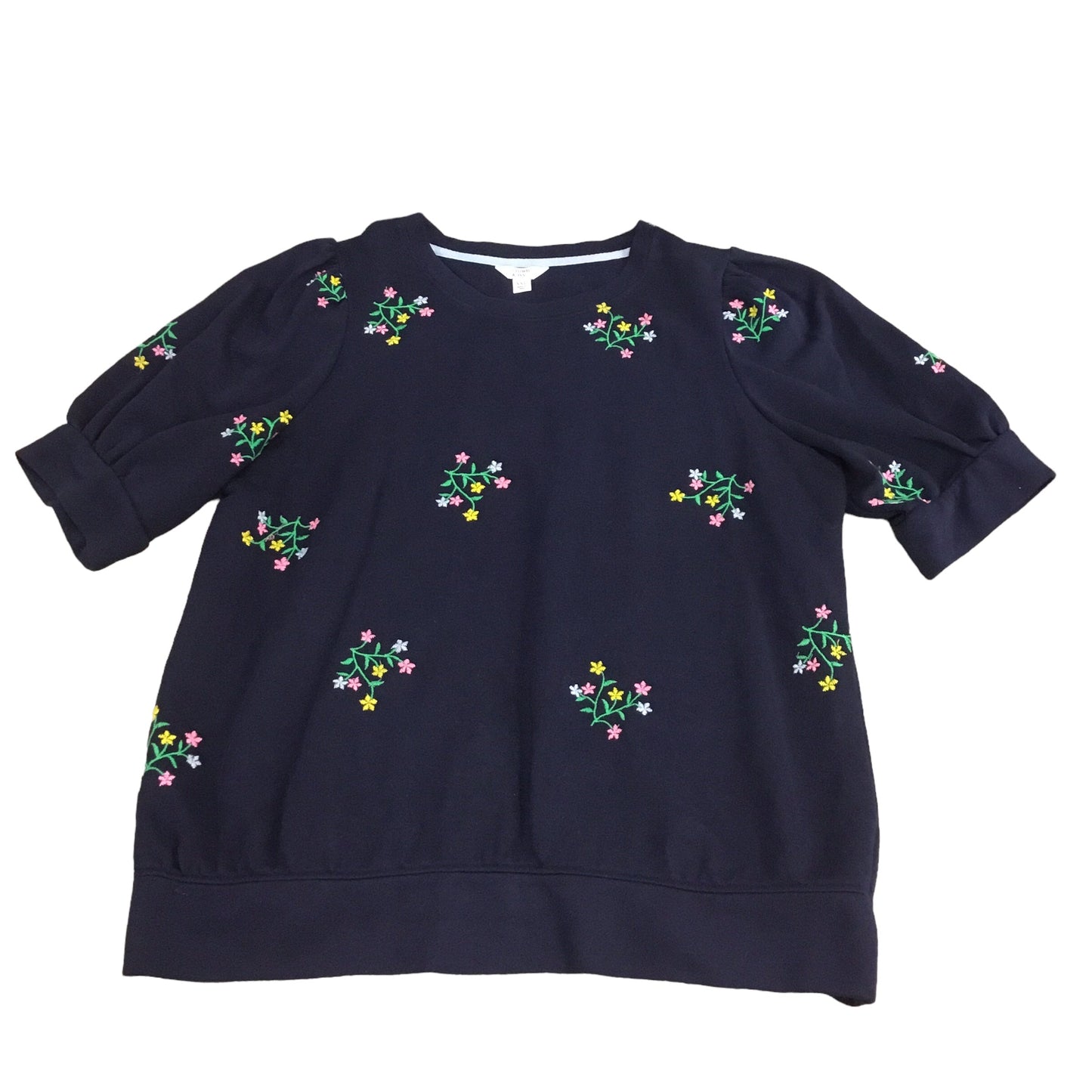 Top 3/4 Sleeve By Crown And Ivy In Blue & Green, Size: Xxl