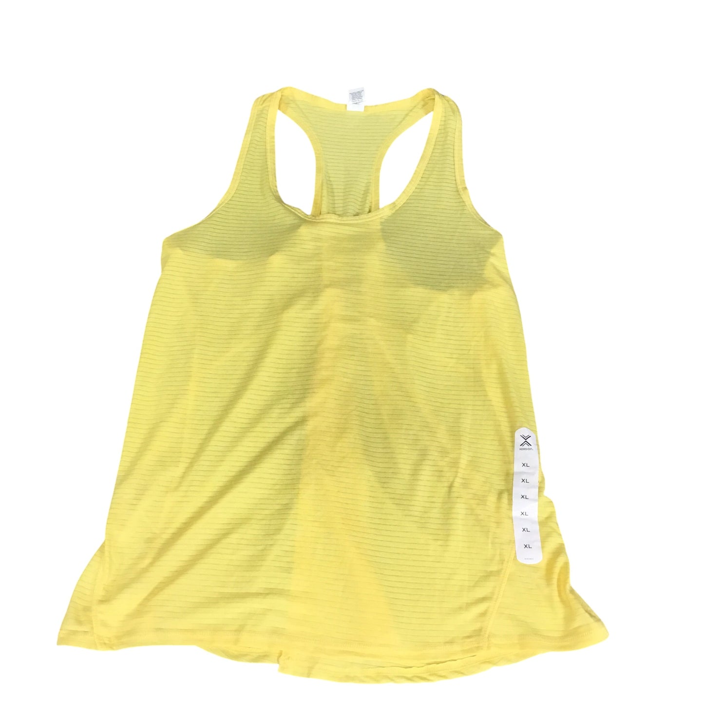 Athletic Tank Top By Xersion In Yellow, Size: Xl