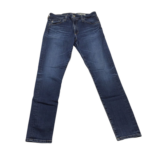 Jeans Skinny By Adriano Goldschmied In Blue Denim, Size: 10