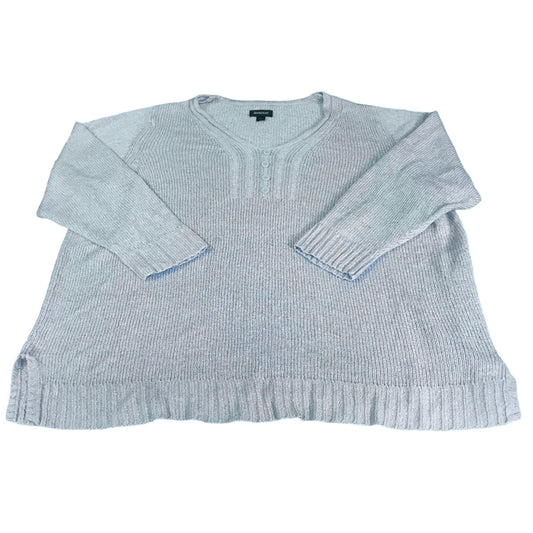 Sweater By Avenue In Blue, Size: 2x