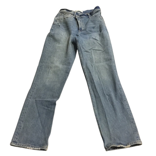 Jeans Straight By Abercrombie And Fitch In Blue Denim, Size: 4