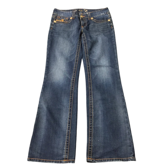 Jeans Boot Cut By Seven 7 In Blue Denim, Size: 8