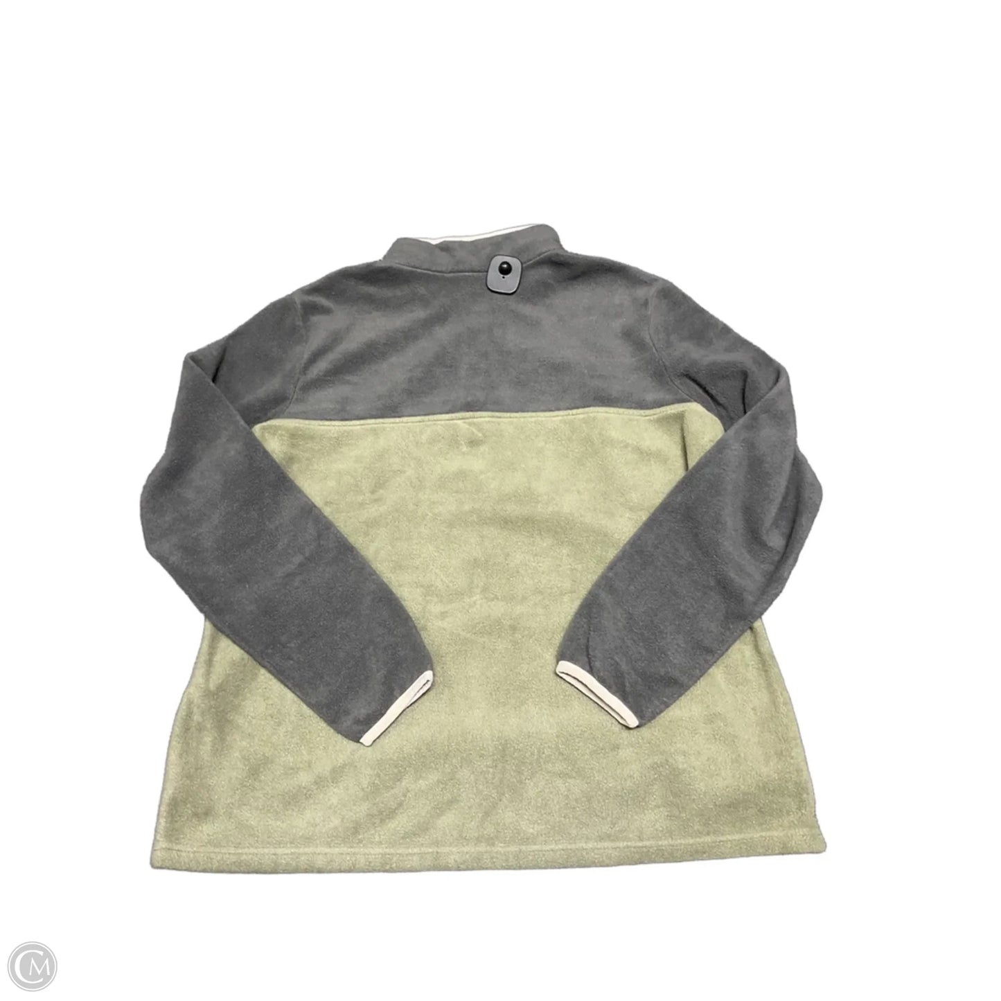 Sweatshirt Collar By Columbia In Green & Grey, Size: Xl