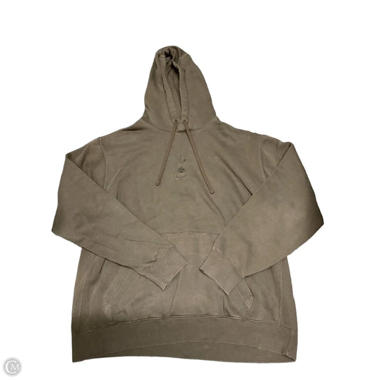 Sweatshirt Hoodie By Nike Apparel In Brown, Size: Xl
