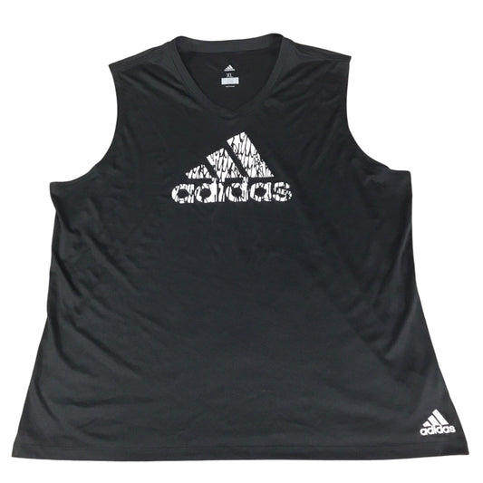 Athletic Tank Top By Adidas In Black, Size: Xl